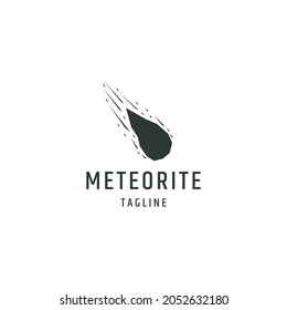 Meteorite Logo Icon Design Template Flat Vector