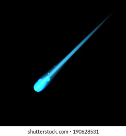 meteorite vector