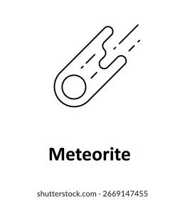 Meteorite Vector icon which can easily modify or edit
