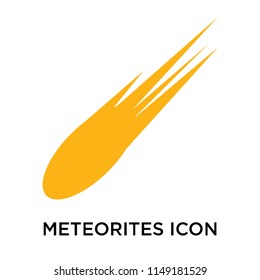 Meteorites icon vector isolated on white background for your web and mobile app design, Meteorites logo concept