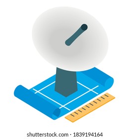 Meteorology Equipment Icon. Isometric Illustration Of Meteorology Equipment Vector Icon For Web