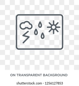 meteorology icon. meteorology design concept from  collection. Simple element vector illustration on transparent background.