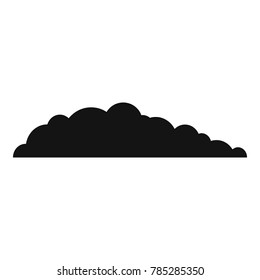 Meteorology icon. Simple illustration of meteorology vector icon for web