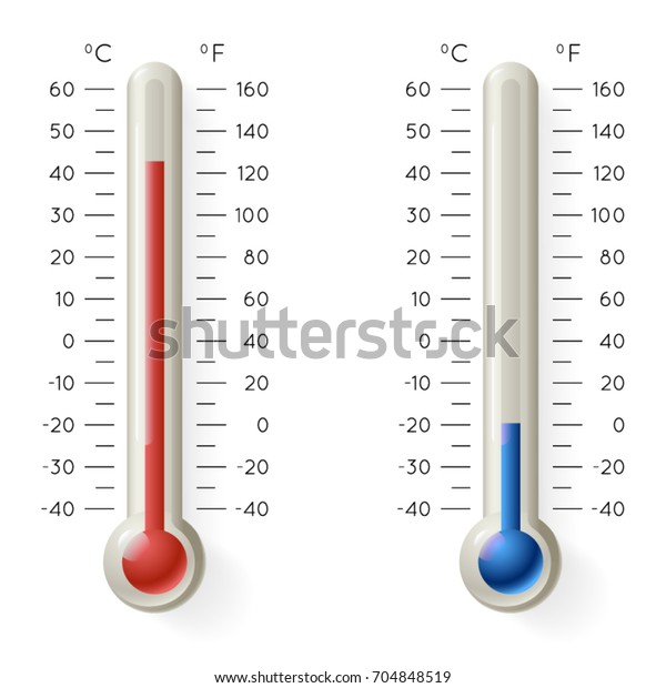 気象温度計温度摂氏華氏温度熱気象アイコンシンボル3dリアルなベクターイラスト のベクター画像素材 ロイヤリティフリー