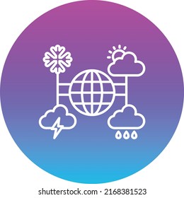 Icono vector de meteorología. Se puede usar para imprimir, móviles y aplicaciones web.
