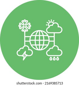 Meteorology vector icon. Can be used for printing, mobile and web applications.