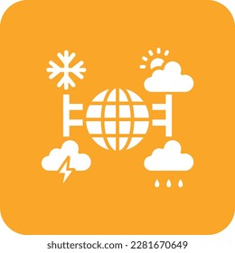 Meteorology vector icon. Can be used for printing, mobile and web applications.