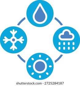 Meteorology vector icon. Can be used for printing, mobile and web applications.