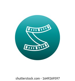 Meter block gradient style icon design, healthy lifestyle fitness gym bodybuilding bodycare fit activity exercise and workout theme Vector illustration
