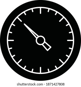 ícono de vectores de medidor y medidor 