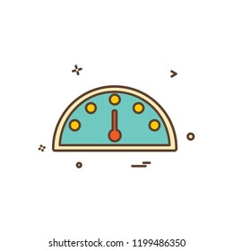 Meter icon design vector