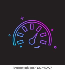 Meter icon design vector