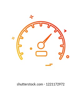 Meter icon design vector