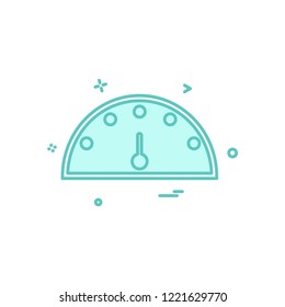 Meter icon design vector