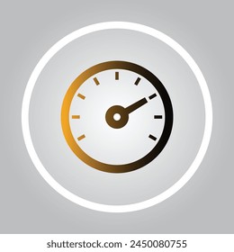 meter icon, fuel meter icon, simple meter, speed icon, speed meter icon