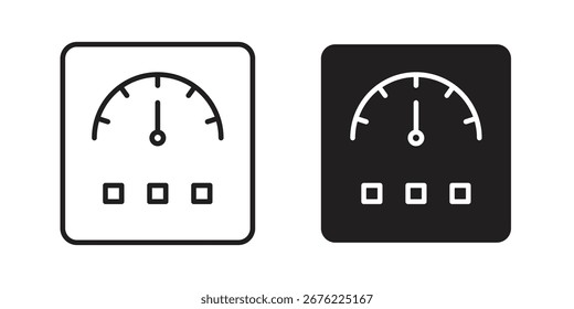 Symbol des Metersymbols für Ihre Webdesigns. Symbol-Logo, App, UI.