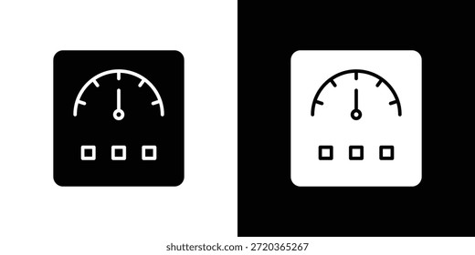 Meter icons for graphic and web design projects