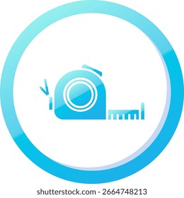 Línea de medidor de diseño de íconos de Vector