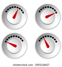 Medidor, contador, elemento de medición, indicador de progreso, conceptos de calibración