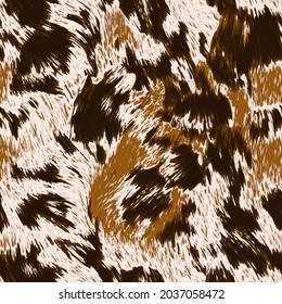 a meter pattern consisting of animal feathers suitable for textile printing