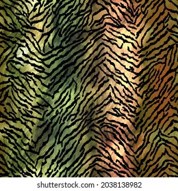 a meter pattern consisting of animal feathers suitable for textile printing