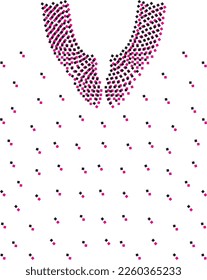 meter pattern consisting of squares suitable for textiles white background