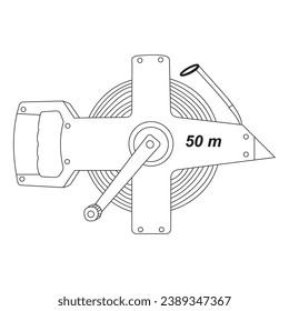 Meter roller icon vector illustration design