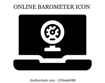 Meter search icon. Editable Meter search icon for web or mobile.