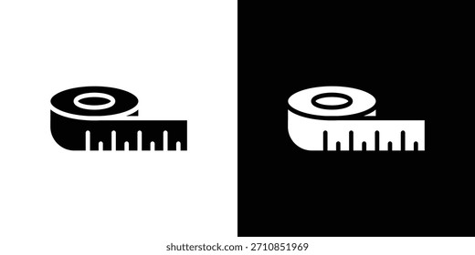 Colección del Vector del diseño del icono de la cinta métrica.
