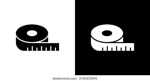 Symbol für Maßband. Vektorvorlage. Konzept Icon flaches Design.