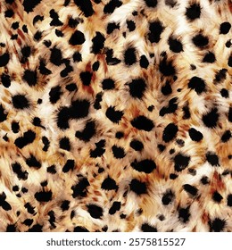 meter tape pattern made of wild animal skin suitable for textile