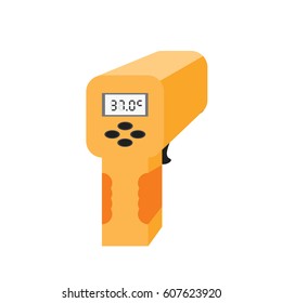 meter temperature electronic of vector.