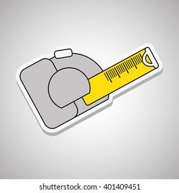 meter tool design, vector illustration