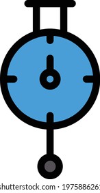 meter vector colour line  icon