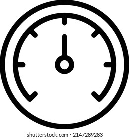meter Vector illustration on a transparent background. Premium quality symbols. Stroke vector icon for concept and graphic design.