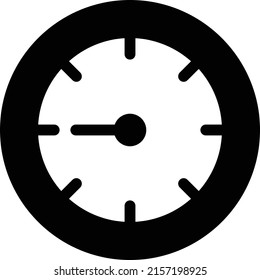 meter  Vector illustration on a transparent background. Premium quality symmbols. Glyphs vector icons for concept and graphic design.