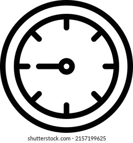 meter Vector illustration on a transparent background. Premium quality symmbols. Thin line vector icons for concept and graphic design. 

