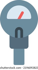 meter Vector illustration on a transparent background. Premium quality symmbols. Line Color vector icons for concept and graphic design. 
