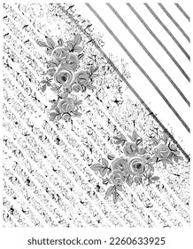 meterial pattern consisting of ethnic figures suitable for textiles white background