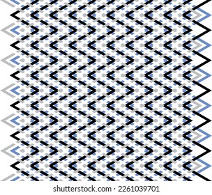 meterial pattern consisting of ethnic figures suitable for textiles white background