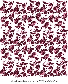 meterial pattern consisting of leaves and ethnic figures suitable for textiles white background