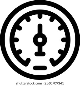 metering icon. Thin Linear Style Design Isolated On White Background