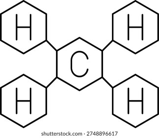 Methane Illustration vector Icon Design
