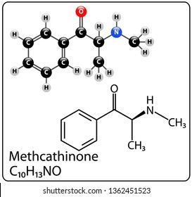Methcathinone Molecule Structure