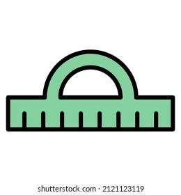 Methematic line instrument geometry educations doodle vector illustration icon