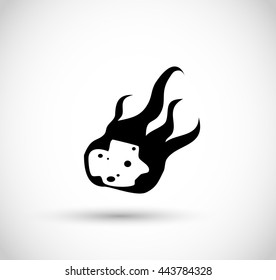 Metheor icon vector 