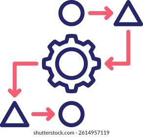 Methodology Icon Color Vector Illustration