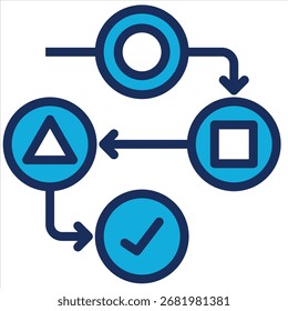 Methodology Icon Element For Design