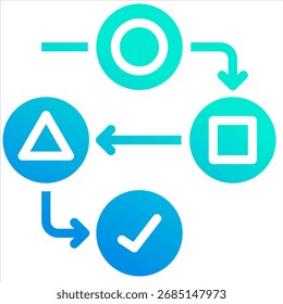 Elemento de icono de metodología para el diseño