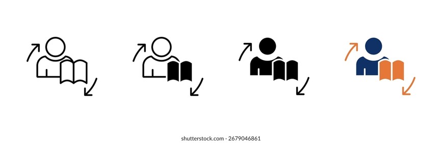 Methodology icon sheet multiple style collection